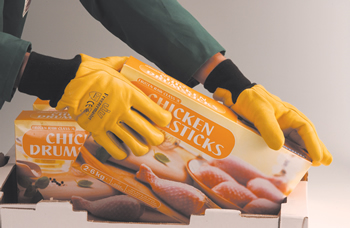 'Freezemaster' Grain Leather Gloves